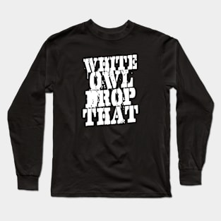 DJWHITEOWL3 Long Sleeve T-Shirt